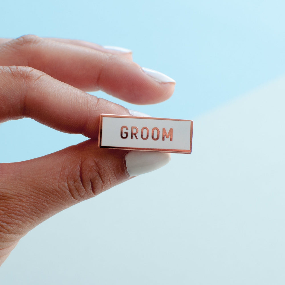 
                  
                    Sans Groom Pin | Palm and Posy
                  
                
