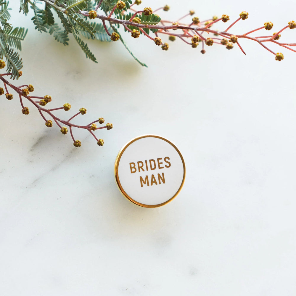 
                  
                    Brides Man Pin | Palm and Posy
                  
                