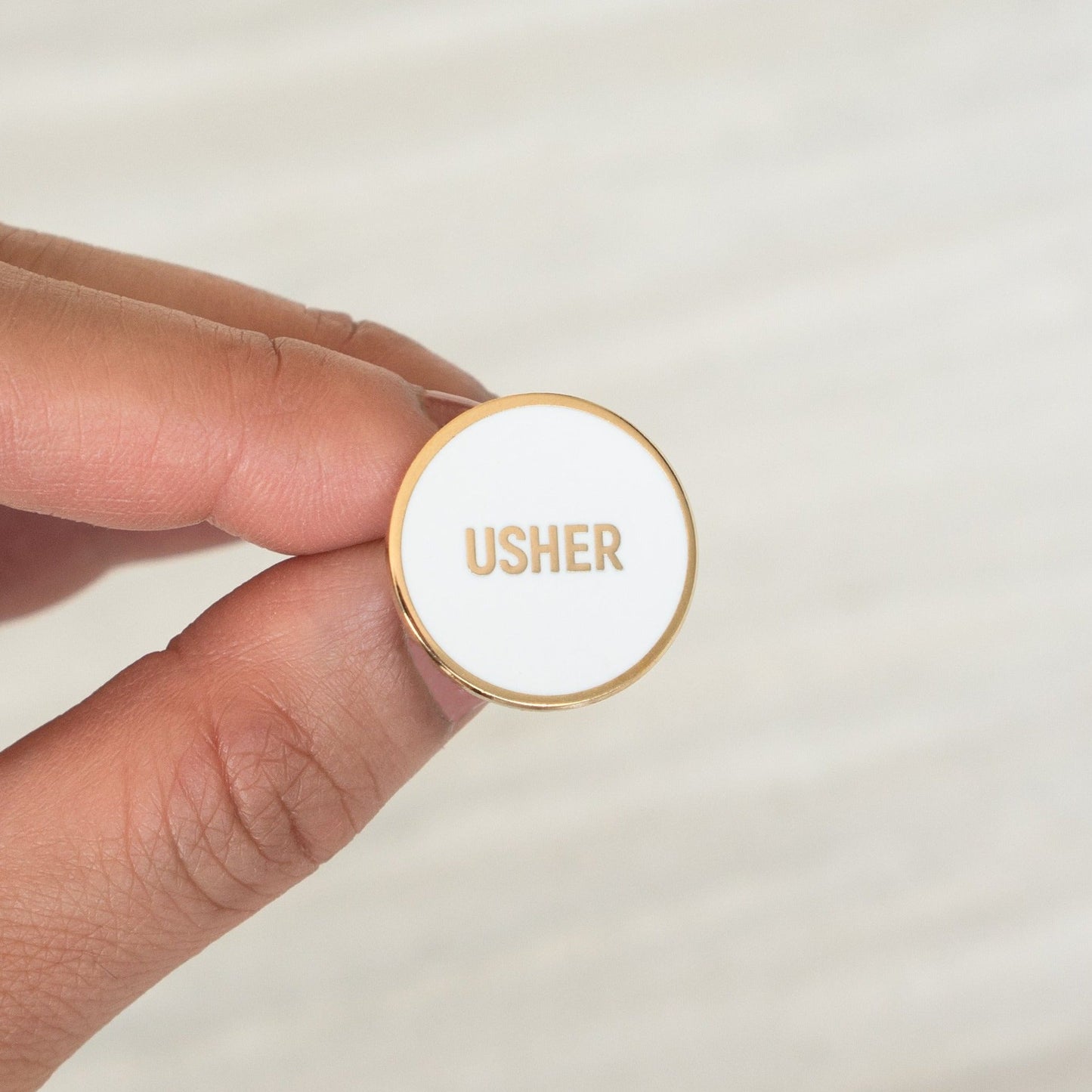 
                  
                    Usher Best Pin | Palm and Posy
                  
                