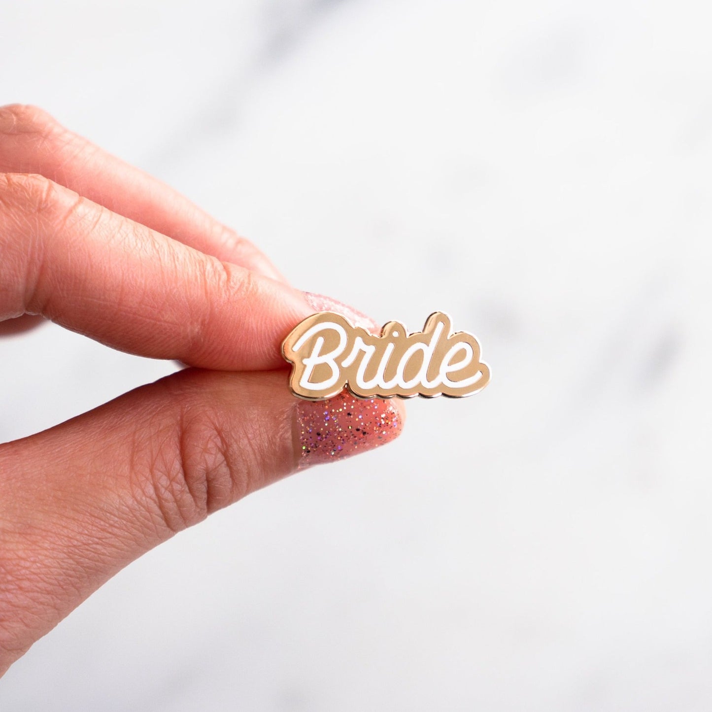 Script Bride Pin | Palm and Posy