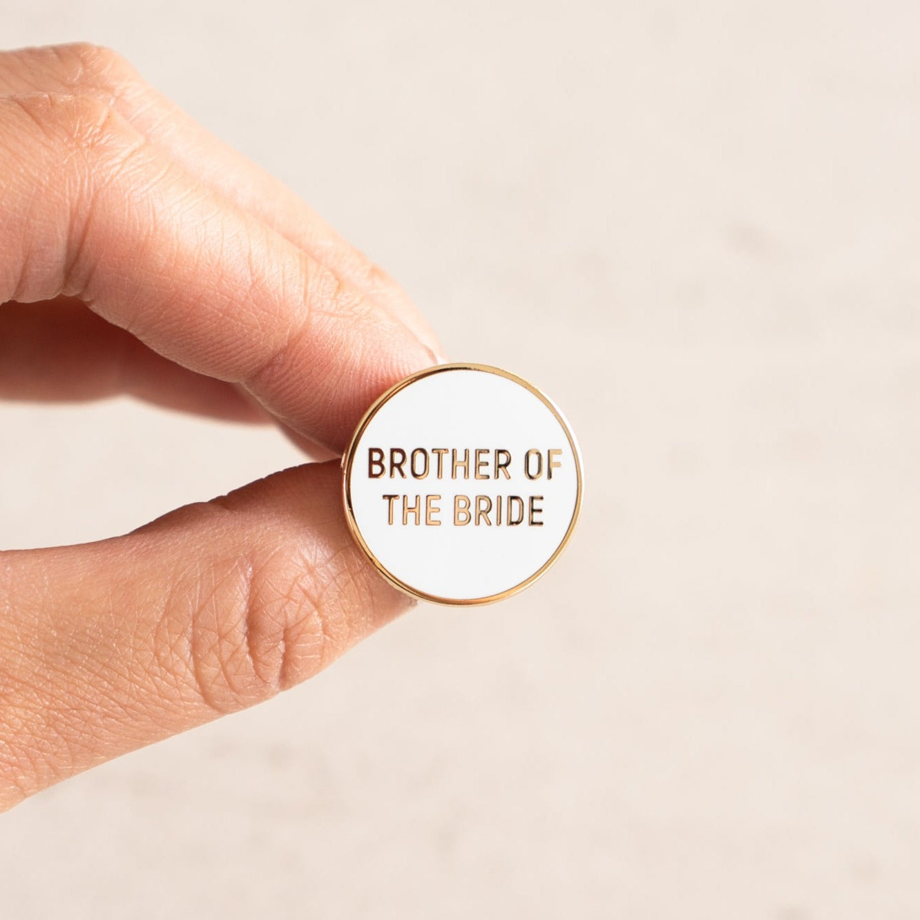 
                  
                    Brother Of The Bride Pin | Palm and Posy
                  
                