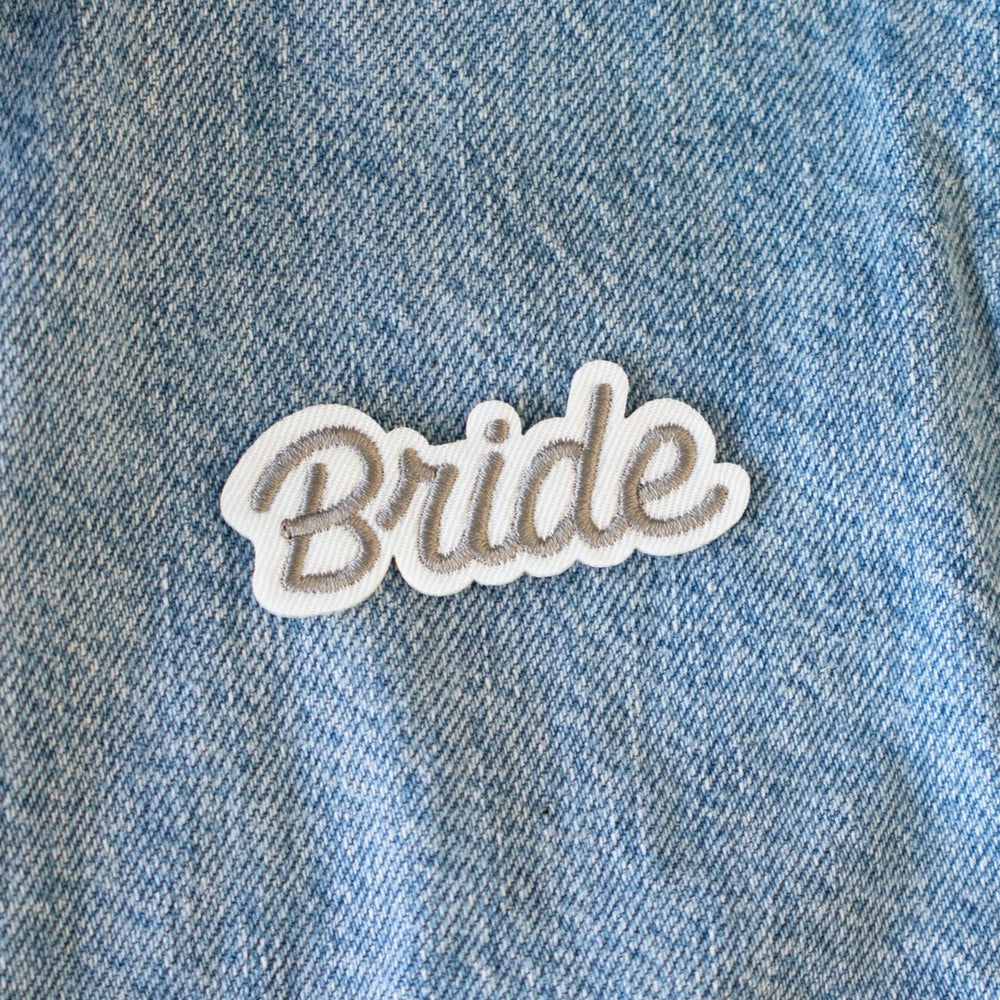 
                  
                    Bride Iron on Patch | Bride Patch | Palm and Posy
                  
                