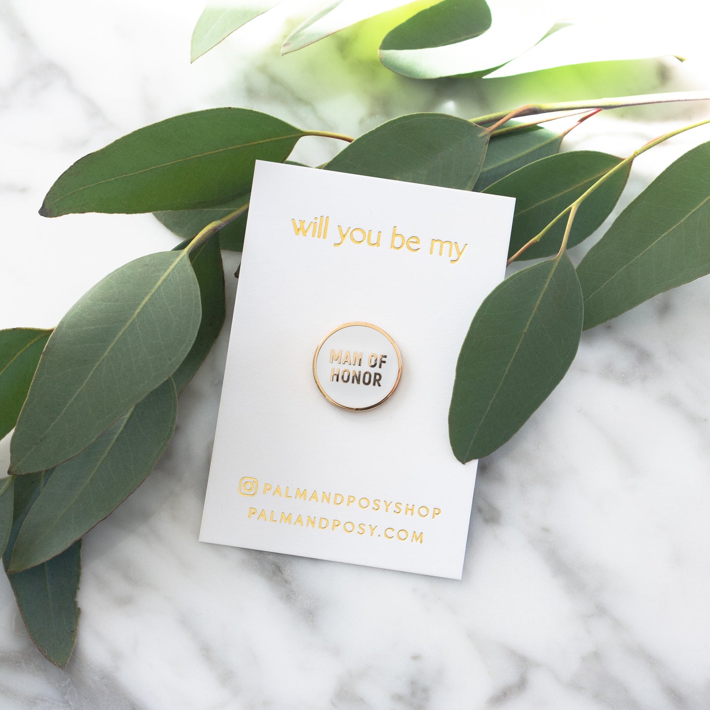 
                  
                    Man Of Honor Pin | Palm and Posy
                  
                