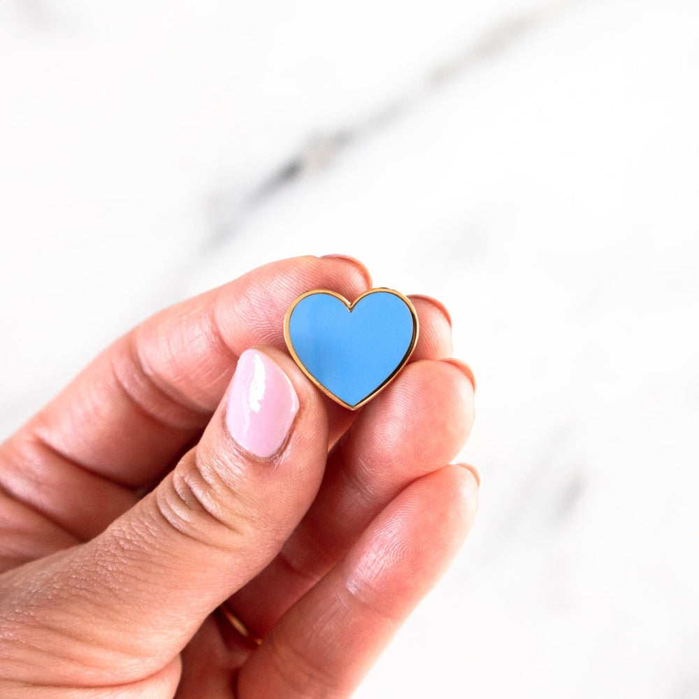 
                  
                    Blue Heart Pin
                  
                