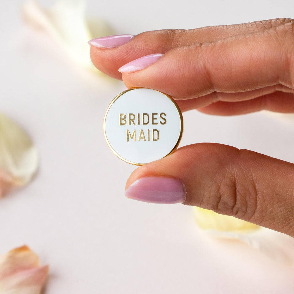Bridesmaid Lapel Pin | Bridesmaid Pin | Palm and Posy