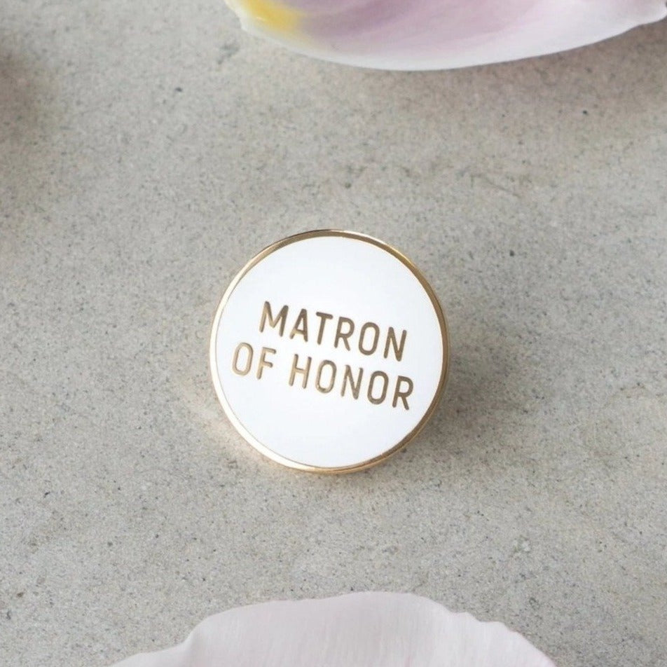 Matron Of Honor Pin | Palm and Posy