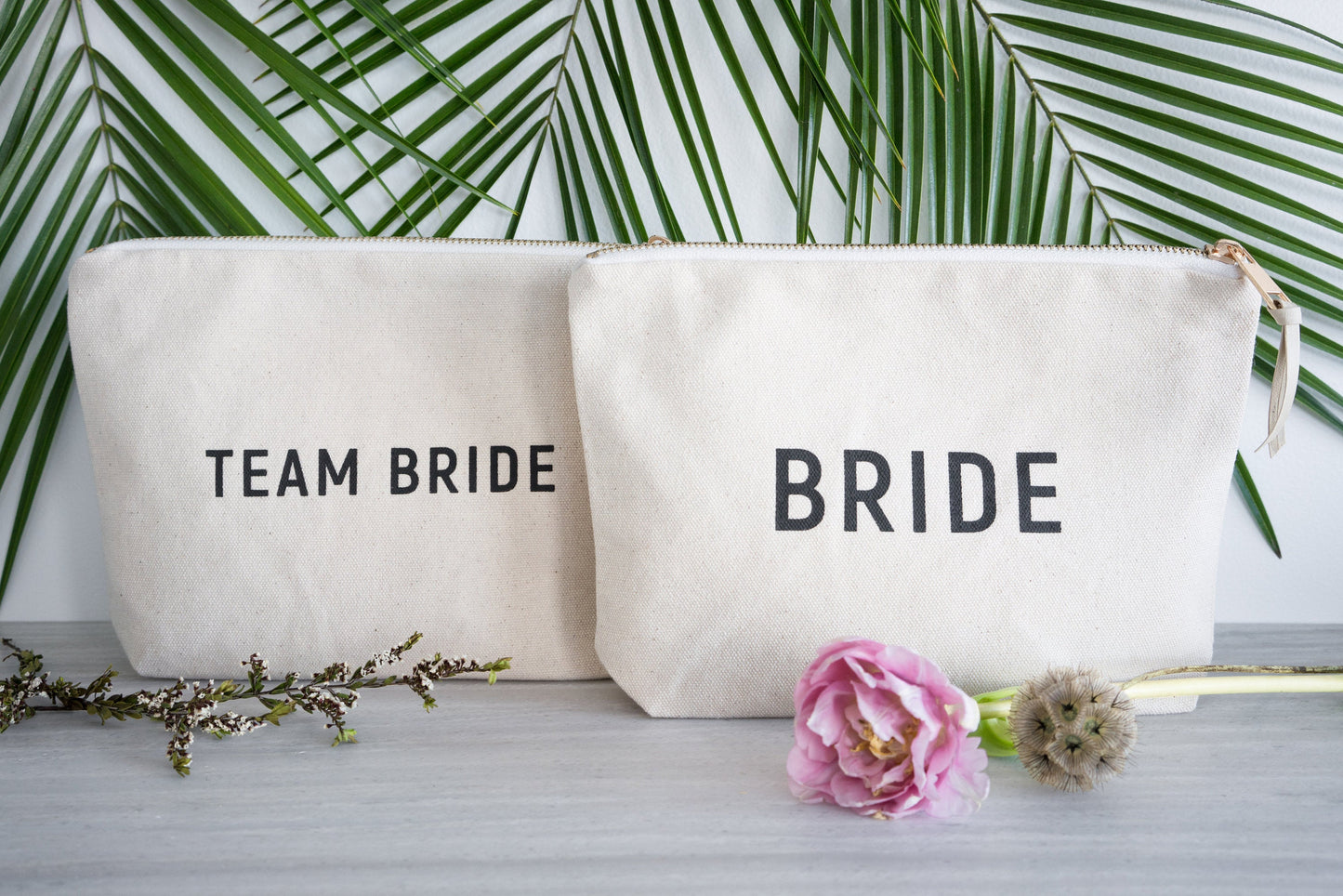
                  
                    Team Bride Pouch | Palm and Posy
                  
                
