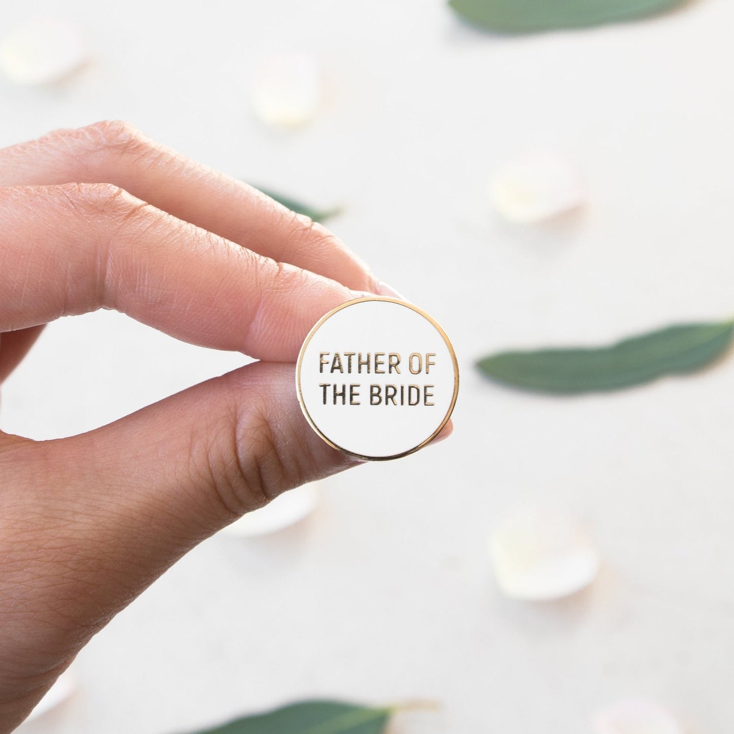 
                  
                    Father Of The Bride Pin | Palm and Posy
                  
                
